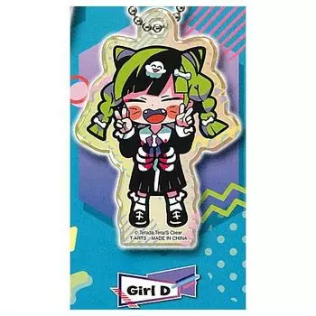 Tera Terada Acrylic Keychain Gacha Gacha Capsule Toy [4.Girl D] (single item)