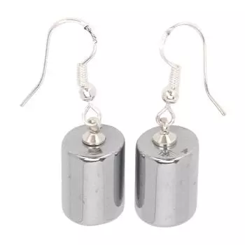 Терагерцовые серьги-цилиндры, снимающие тревогу, меридианы, энергетические серьги-капли для женщин