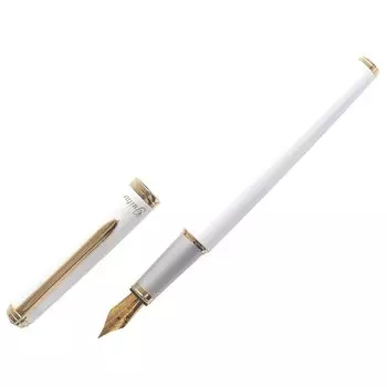 Teranishi Chemical Industry Guitar Fountain Pen Brillante White F GFPNB-WH-F