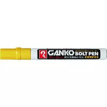 Teranishi Chemical Industry Magic Ink GANKO Bolt Pen средний кончик желтый промышленный маркер MKOB-T5 жёлтый