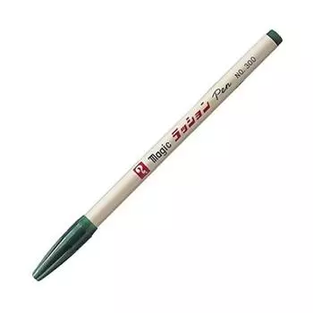 Teranishi Chemical Industry Signature Pen Magic Lashion Pen Green 1 шт. x 80 наборов На водной основе № 300 M300-T4 зелёный