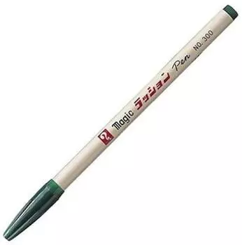 Teranishi Chemical Industry Signature Pen Magic Lashion Pen Green 30 Water-based No.300 M300-T4 [x pieces] зелёный