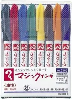 Teranishi Chemical Magic Ink 8C Set of 3 NO.700 M700C-8