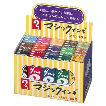 Teranishi Chemical Magic Ink Oil Pen Large Size 15 Colors ML-15