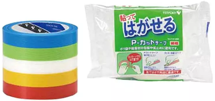 Лента Teraoka Seisakusho TERAOKA красная 18 ммX25M 4142R18X25 P-cut № 4142 [лента для отверждения/маскирующая лента] красный