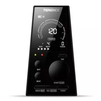 TERENCE Metronome Высокоточный электронный цифровой метроном Аккумуляторные батареи Стандартный тон Настройки темпа Регулировка громкости Режим ритма ударных