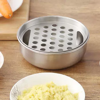 Терка для чеснока, измельчитель фруктов, домашний инструмент с контейнером для хранения, терка для сыра из нержавеющей стали с лимоном