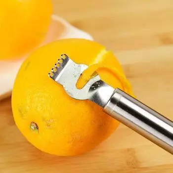 Терка для фруктов, лимона, цитрусовых, цедры из нержавеющей стали, нож для пилинга, инструмент