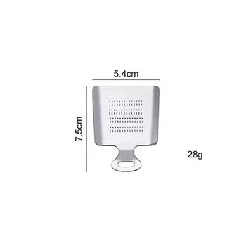 Терка для имбиря из нержавеющей стали, измельчитель чеснока, васаби, полировальная машина, портативное ручное устройство для прессования овощей и фруктов, кухонный инструмент