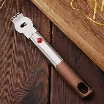 Терка для лимона с острым противоскользящим отверстием для подвешивания, прочная коррозионно-стойкая головка лезвия, терка с пятью отверстиями для кухни серебряный