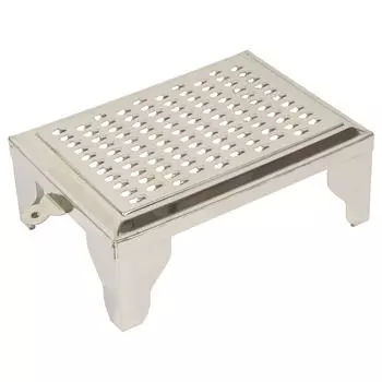 Терка для овощей из нержавеющей стали Trifri для кухонного универсального измельчителя, простая в использовании, с сильным захватом 8.5X5.5 серебряный