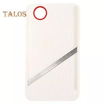 Терка для овощей, пищевой измельчитель, прочный ручной измельчитель овощей из нержавеющей стали, измельчитель фруктов, кухонный инструмент белый