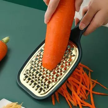 Терка для пищевых продуктов Многоцелевая нержавеющая сталь для овощей, картофеля, моркови Домашняя кухонная терка для картофеля Терка из нержавеющей стали