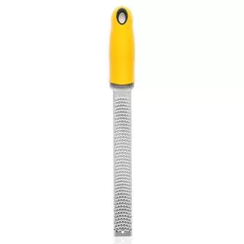 Терка для сыра и цедры из нержавеющей стали Терка для цитрусовой цедры с ручкой Лимонная цедра для чёрный