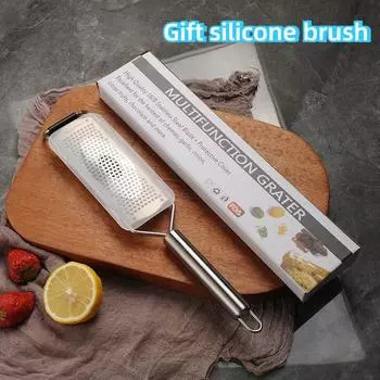 Терка для сыра из нержавеющей стали, измельчитель фруктов и овощей, ручная терка для картофеля, моркови, лимоночистка, кухонные гаджеты