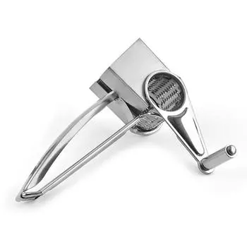 Терка для сыра из нержавеющей стали, ручная вращающаяся терка для сыра, кухонная креативная терка для сыра серебряный