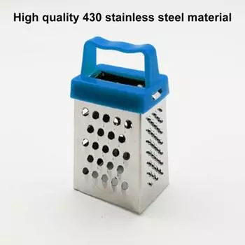 Терка для сыра, многоразовая для кухни, легко чистится, острое лезвие, эффективный измельчитель овощей, высокое качество, 4-сторонний эффективный фиолетовый