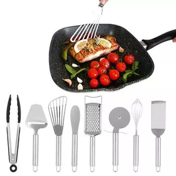 Терка для сыра, резак для пиццы, лопаточка для масла из нержавеющей стали, многофункциональный скребок, кухонные инструменты