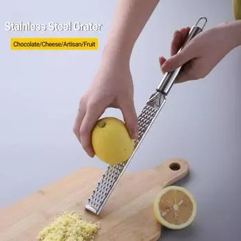 Терка для сыра, ручная многоцелевая профессиональная терка из нержавеющей стали, лимонная цедра для кухни