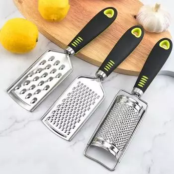Терка для сыра Yousheng, эргономичная, с длинной ручкой, из нержавеющей стали, вкусная овощерезка-жульен для ресторана B