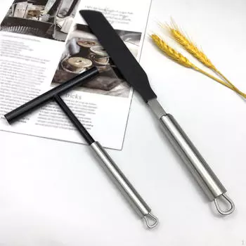 Терка Dosa из нержавеющей стали, состоящая из 2 частей для выпечки, кухонные принадлежности, распределитель блинов и набор,