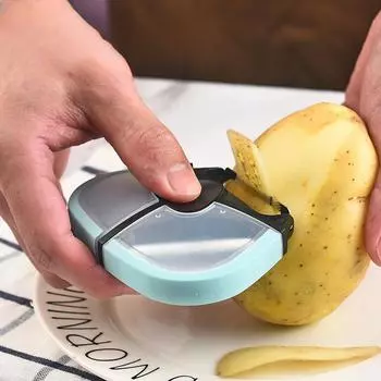 Терка из нержавеющей стали, бытовая креативная трехсторонняя многоцелевая строгальная машина, кухонная терка для овощей и фруктов, овощечистка «три в одном»