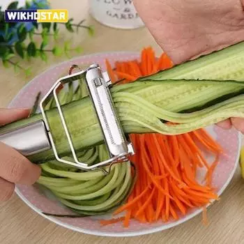 Терка из нержавеющей стали для картофеля, огурцов, моркови, овощечистка для овощей, овощечистка, овощерезка, кухонные гаджеты