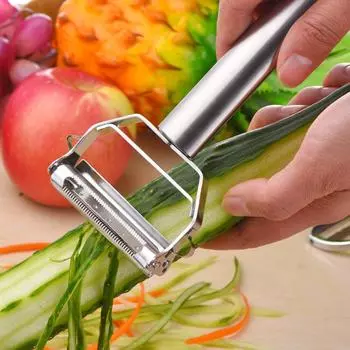Терка из нержавеющей стали для картофеля, огурцов, моркови, овощечистка для овощей, овощечистка, овощерезка, кухонные гаджеты
