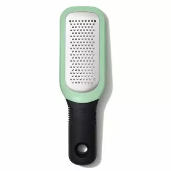 Терка OXO для имбиря и чеснока, совместимая с посудомоечной машиной и сушилкой. Зеленый имбирь, чеснок и