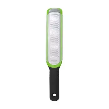 Терка OXO Grater Etching Zester Dishwasher Dryer Совместимость Зеленый Имбирь Чеснок Шоколад Сыр Цитрусовые зелёный