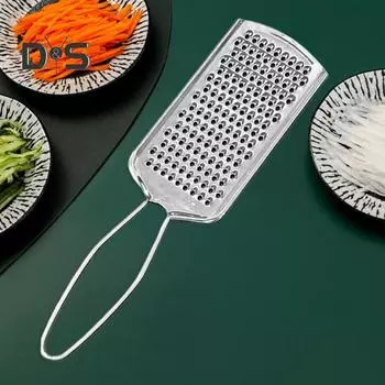 Терки для овощей из нержавеющей стали, 3 шт., пищевые терки с защитой от ржавчины, ручные терки для картофеля, моркови, терки для овощей, фруктов, кухонные принадлежности серебряный