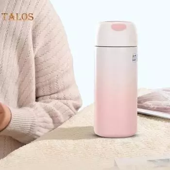 Термальная чашка Food Grade Keep Coldness 316 Нержавеющая сталь Практичный офисный работник Портативный горячий напиток Cola Ручная согревающая домашняя посуда фиолетовый