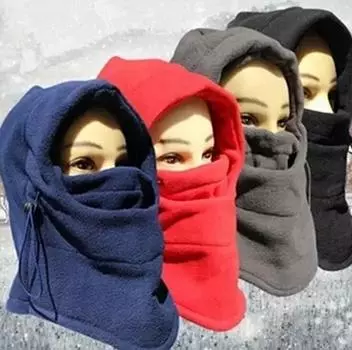Термальная флисовая Балаклава, уличные лыжные маски, велосипедные шапочки, зимние маски, шапки кофейный