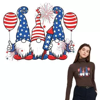 Термальные нашивки для одежды, праздничные толстовки с гномами, термопресс, аппликация, наклейки на одежду, футболка Parches Ropa Diy, железная нашивка