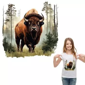 Термальные нашивки с дикими животными, товары для рукоделия, теплопередача, наклейка для одежды, Parches Ropa, толстовки, нашивки для одежды своими руками, наклейки