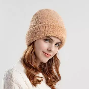 Термальные зимние шапки для женщин, теплые бархатные шапочки Skullies, женские уличные ветрозащитные шапки из флиса, лыжные шапки
