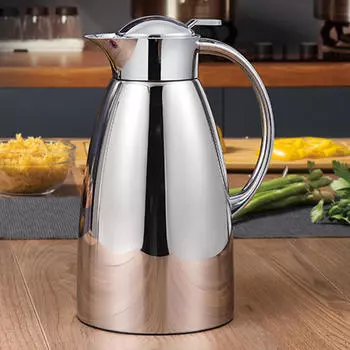 Термальный графин для кофе из нержавеющей стали, 2 л, вакуумный чайник с двойными стенками для чая