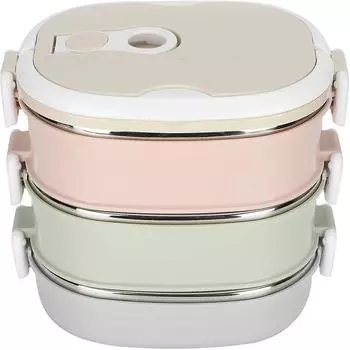 Термальный ланч-бокс Bento с термоизоляцией из нержавеющей стали, 1-3 слоя пищевых контейнеров для детей, взрослых, студентов, детей, упаковывает еду, подходящую для