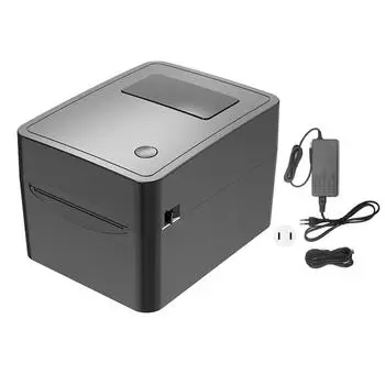 Термальный принтер для этикеток для доставки, 110 мм, 203 точки на дюйм, 150 мм/с, USB-термопринтер для 100?240В US Plug
