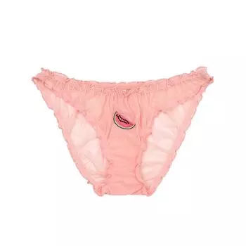 TERMEZY женские сексуальные трусики кружевные трусы с низкой талией трусики с фруктовой вышивкой прозрачные трусы бесшовное милое нижнее белье M