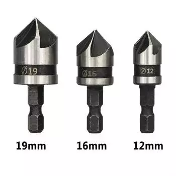 Термически обработанное сверло для деревообработки, 5-зубая фреза