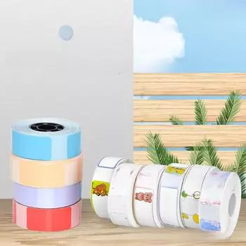 Термобумага для этикеток Yakelai D30/D35 для Ningyou P11, Jiabo B100 и Jingchen B11 — небольшие этикетки для печати на грейпфрутах HP2S. 14*30mm*230 sheets non-tearproof белый