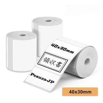 Термобумага Pesuza в рулоне, совместимая с Phomemo M110 M120 Этикетка подлинная 230 термобумага закругленная матовая прочная водостойкая черная смываемая адресная бумага ручная работа