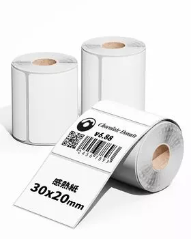 Термобумага Pesuza в рулоне, совместимая с Phomemo M110 M120, оригинальная, 320 листов, термобумага, закругленная, матовая, прочная, черная, с этикеткой, адресом для холодильника