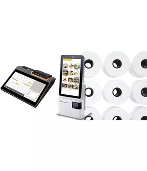 Термобумага рулонная 58 мм x внешний диаметр 60 мм x внутренний диаметр (ширина 12мм) (20 штук) S586012(20)