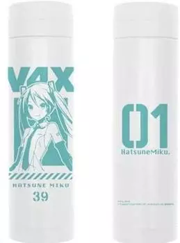 Термобутылка COSPA Hatsune Miku V4X БЕЛАЯ 270 мл белый
