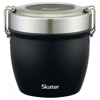 Термочаша Skater антибактериальная из нержавеющей стали Bento Box 800 мл черная STLBD8AG-A