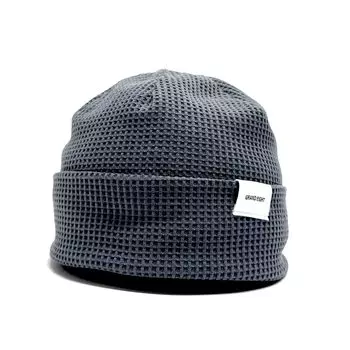 Термочасы Термовязаная шапка Шапка-бини Часы Внутренняя шапка Исламская шапка Исламские часы Вязаная шапка 3WAY Шапка для дома Все размеры Бесплатно Серый [Grand Eight] Мужская серый