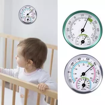 Термогигрометр с 2 указателями, батарея не требуется, автоматическое определение четкой шкалы, настенный высокоточный измеритель влажности для дома