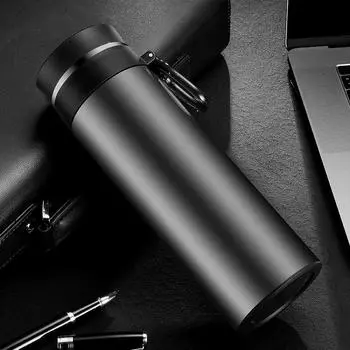 Термоизоляционные чашки для мужчин и женщин. Деловые чайные отдельные пузырьковые чашки. Портативные чашки с ручкой для улицы. 501-600ml